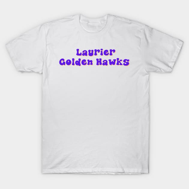 Laurier Golden Hawks T-Shirt by stickersbyjori